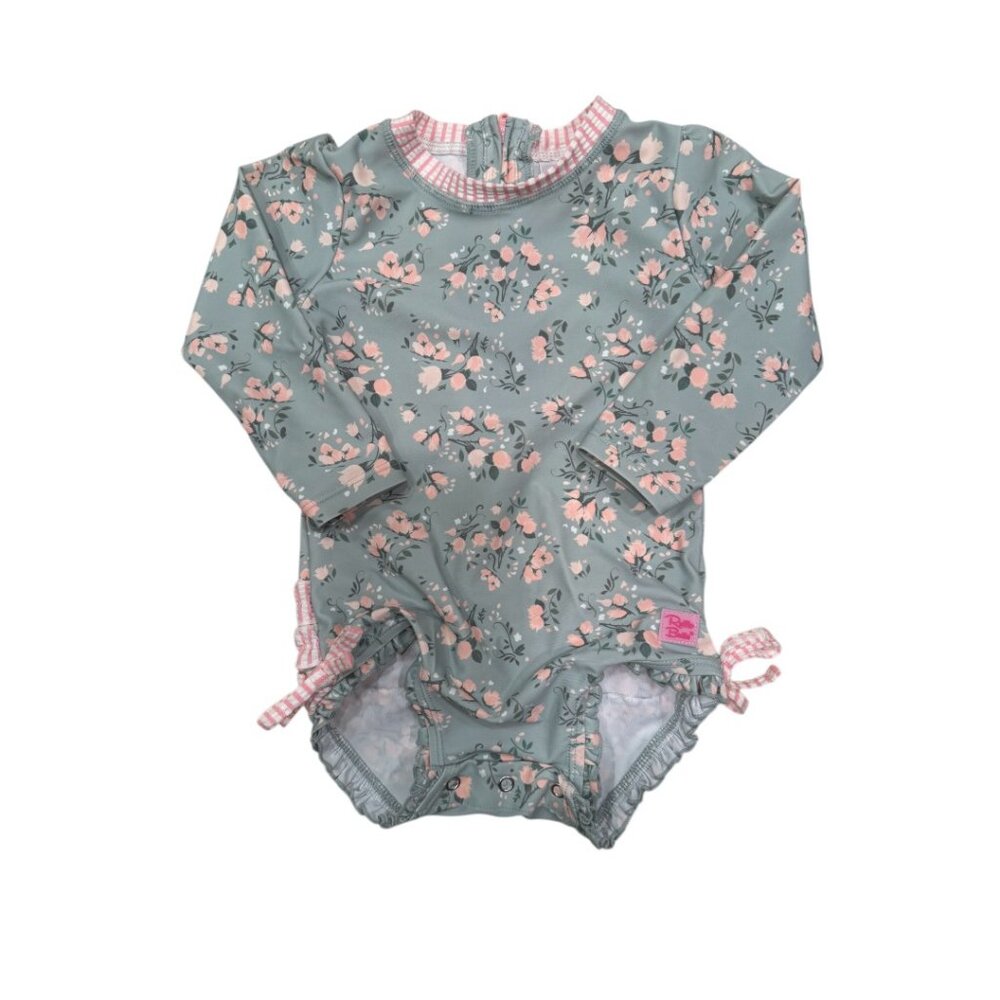 NWOT Rufflebutts One Piece Bathing Suit with Zipper